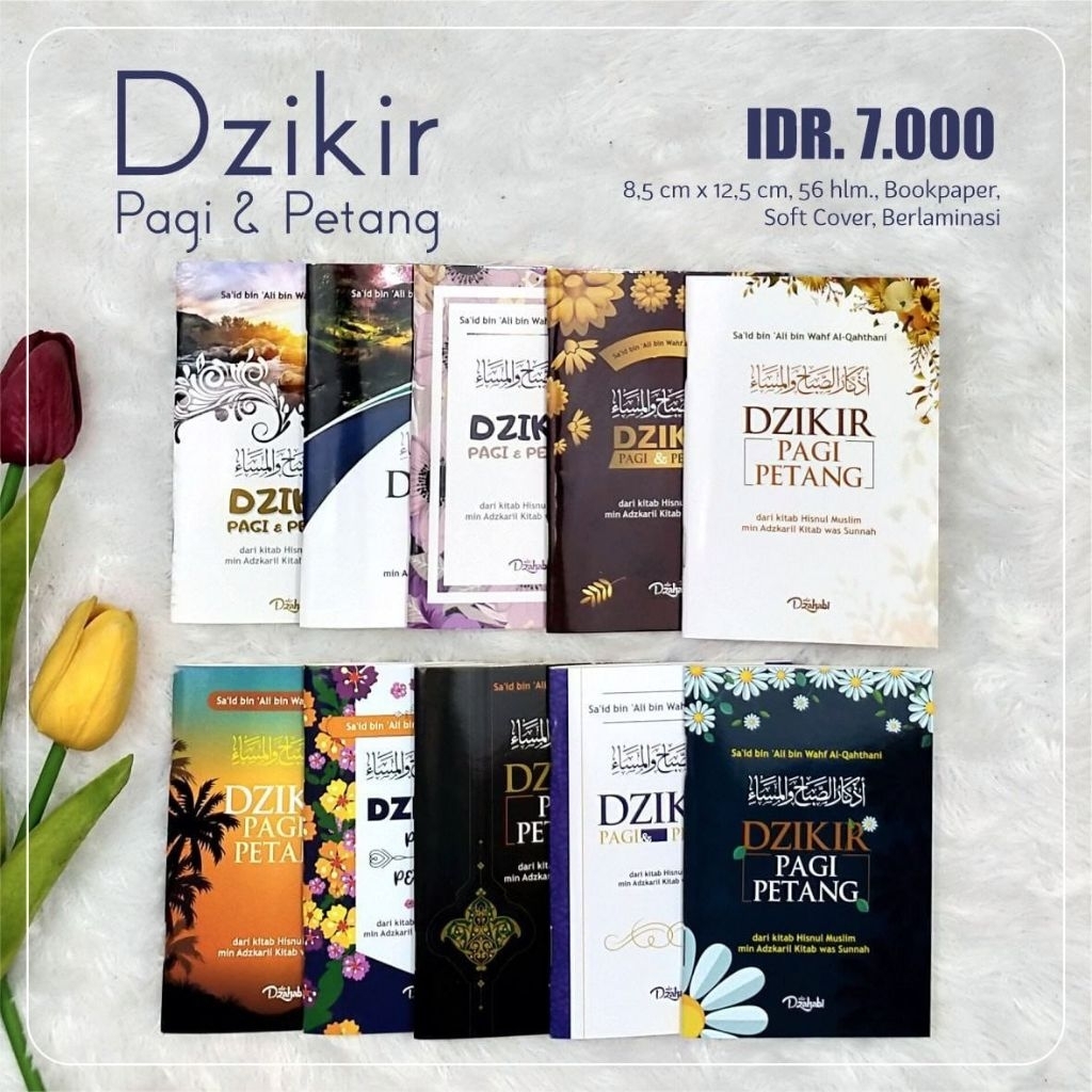 Buku Dzikir Pagi dan Petang Custom Nama