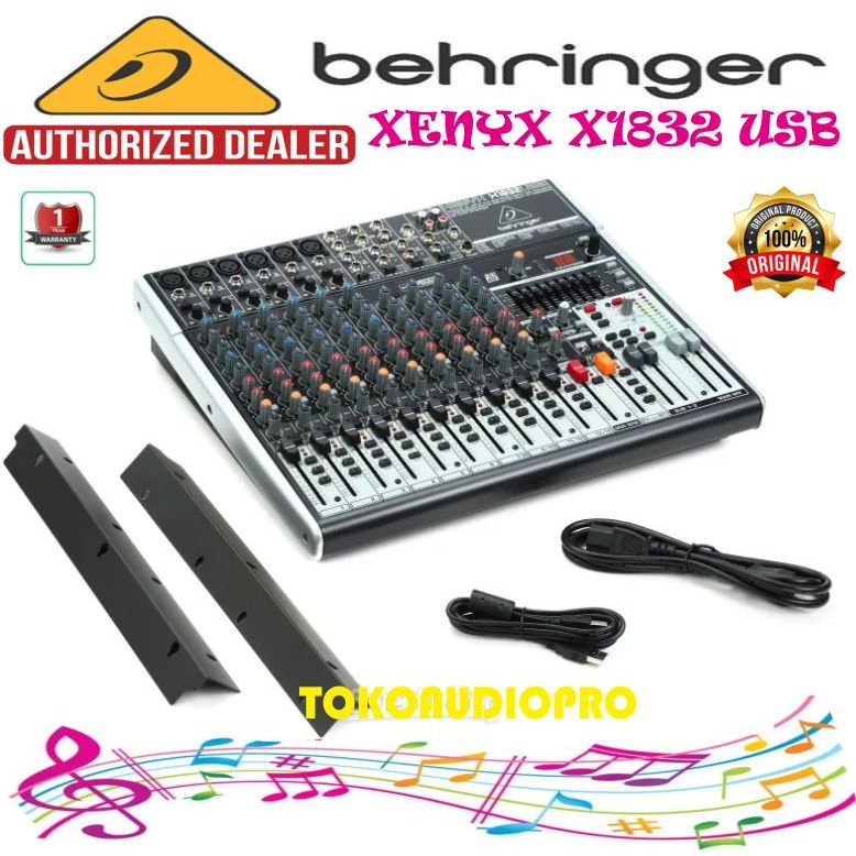 Mixer Behringer Xenyx X1832USB USB Mixer with Effects Xenyx X-1832 USB