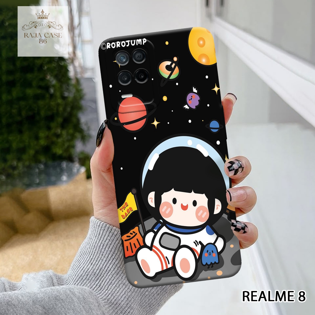 Case Realme 8 - Rajacase - casing Realme 8 - Motif case Cartoon - Pelindung handphone - Realme 8 - S