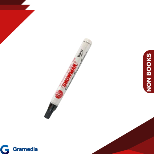 

Gramedia Medan - SNOWMAN B.MARKER BG-12 BLACK