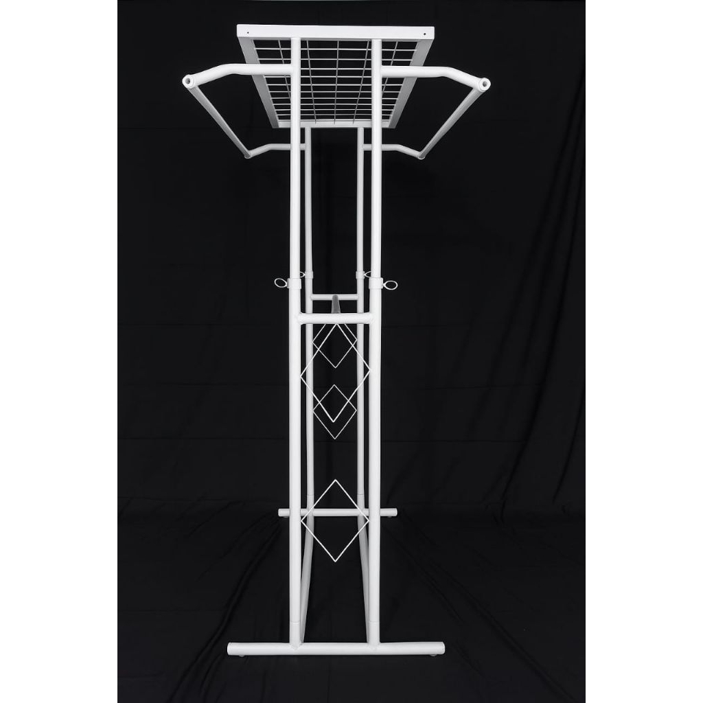 gawang besi/gawang ram model layang layang/gawang ram besi tebal/gantungan gawang/gawang ram dua sus