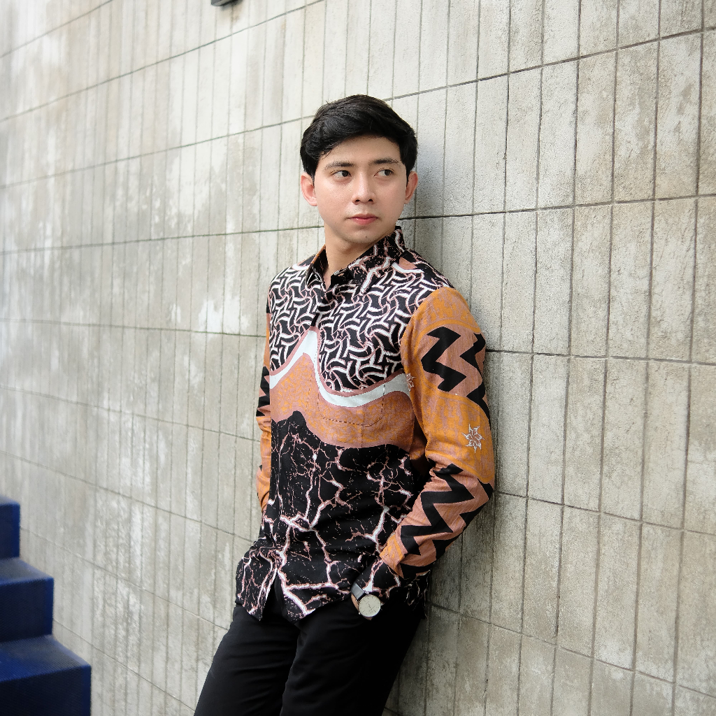 [sale] KEMEJA BATIK LENGAN PANJANG SLIMFIT KARYAKU BAE PEKALONGAN