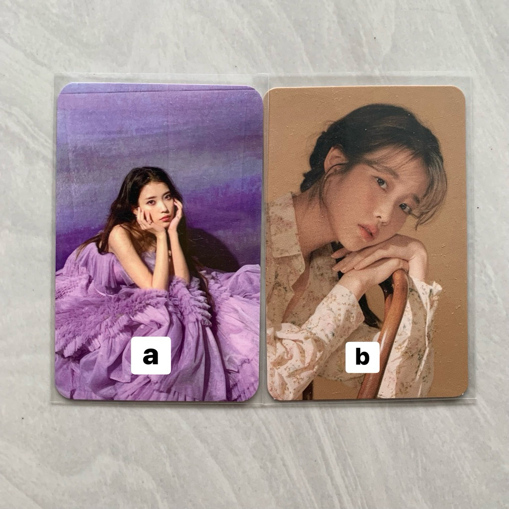 [READY STOCK] PHOTOCARD PC POB IU LILAC, MD BINDER