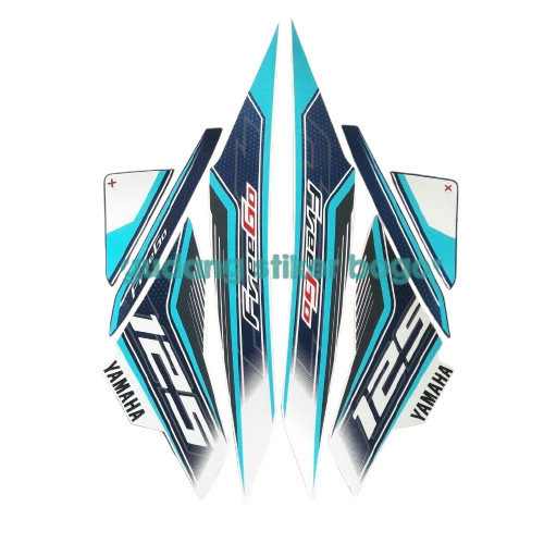 STIKER STRIPING MOTOR YAMAHA FREEGO 125 2025 BIRU