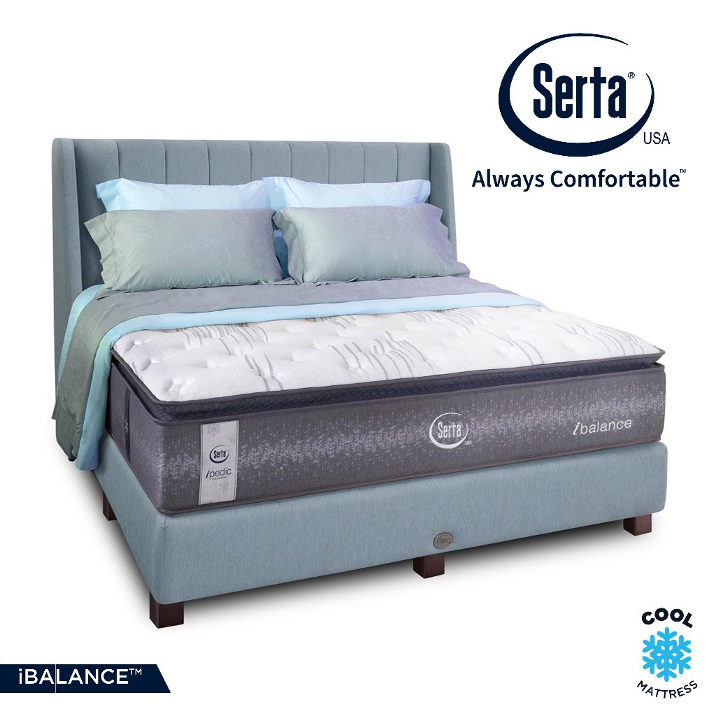 Serta Mattress Full Set iBalance | Serta Full Set Kasur iBalance