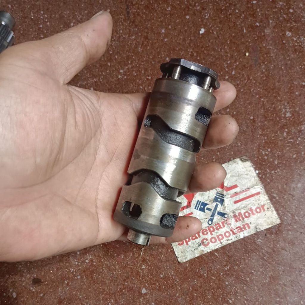 botolan shift drum mocin tosa motor ktm 4 sped model mesin c70