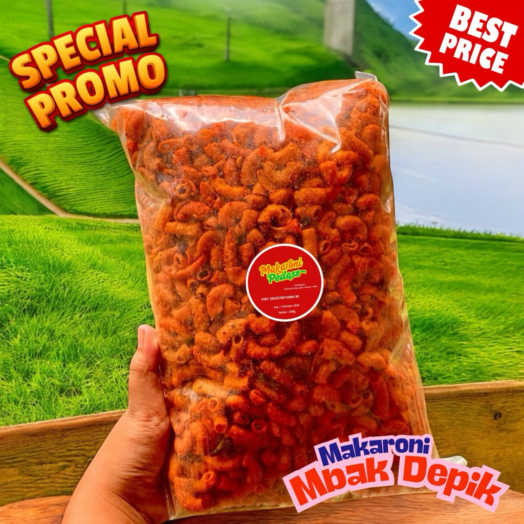 

Makaroni Pedas 1/4kg | Makaroni Pedas 250g | Makaroni Extra pedas murah