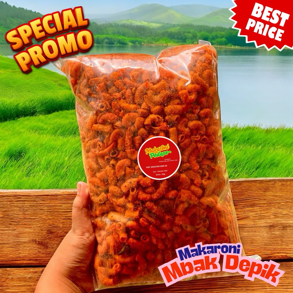 

Makroni Pedas 250g | Makroni Extrapedas | Makroni Murah Surabaya