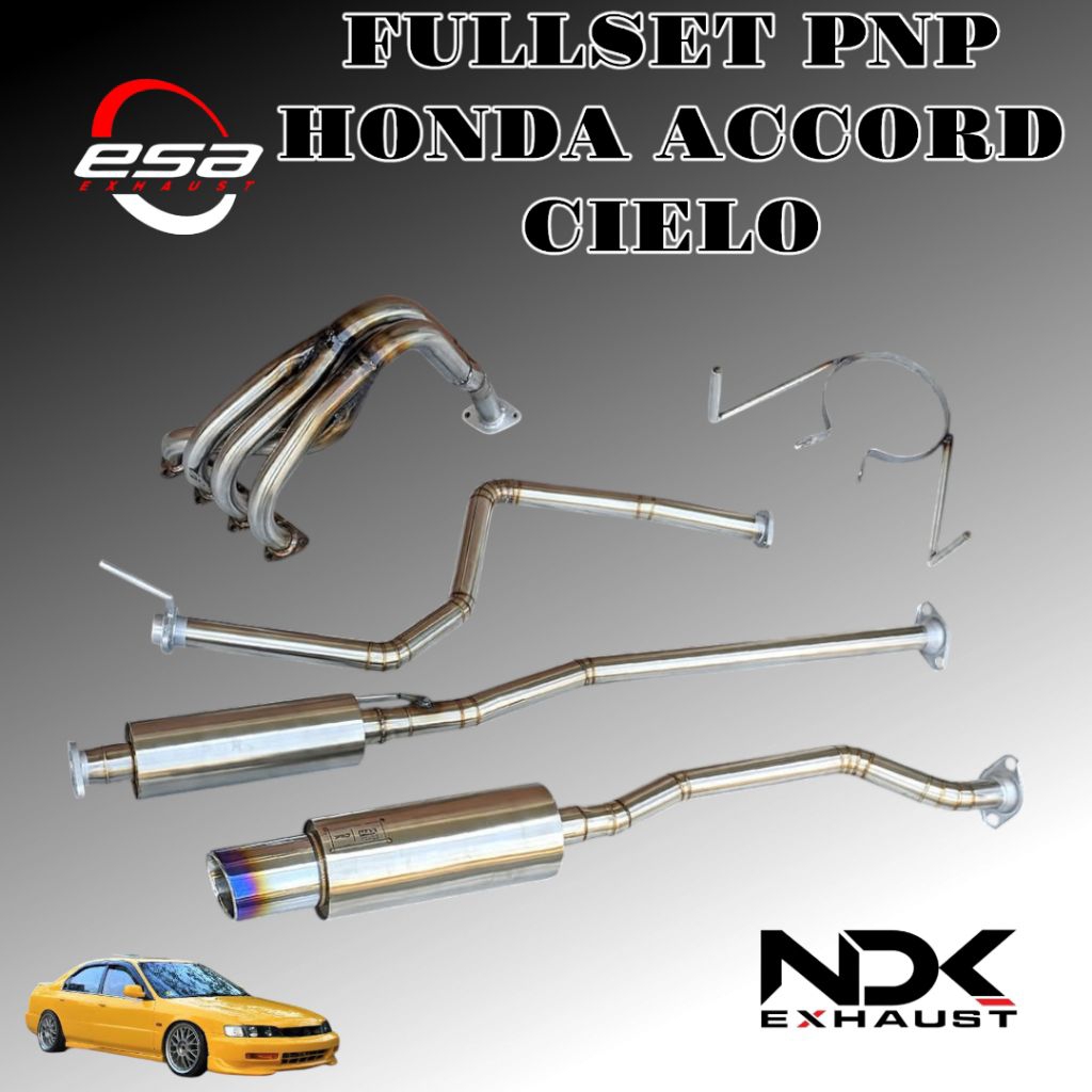 KNALPOT MOBIL RACING FULLSYSTEM PNP HONDA ACCORD CIELO NDK EXHAUST KNALPOT RACING MOBIL