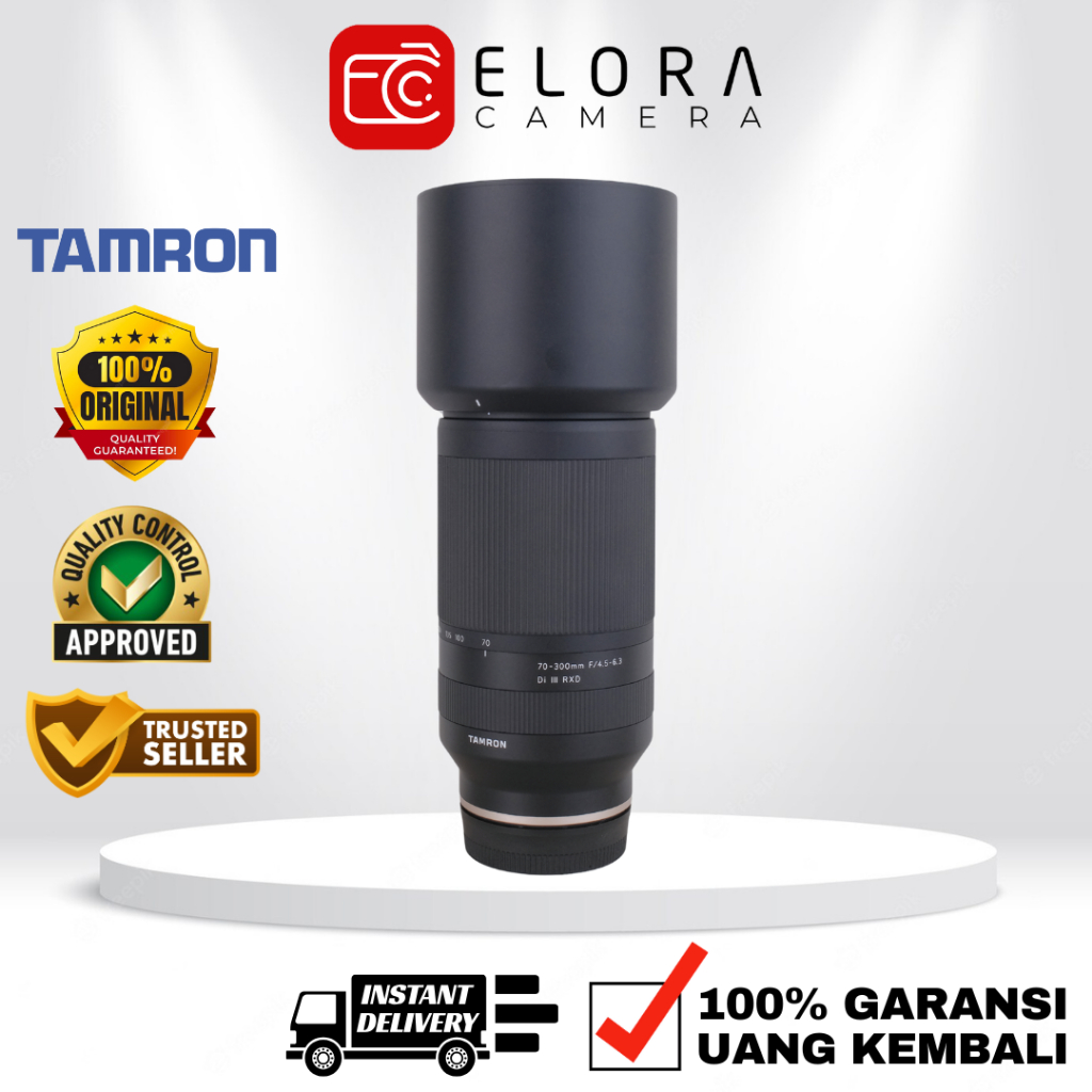 Tamron 70-300mm F4.5-6.3 Di III RXD For Sony / Lensa Tamron 70-300 mm F 4.5-6.3 Di III RXD For Sony