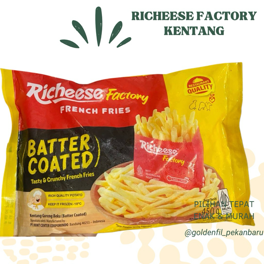 

Recheese factory kentang 450g - 900g