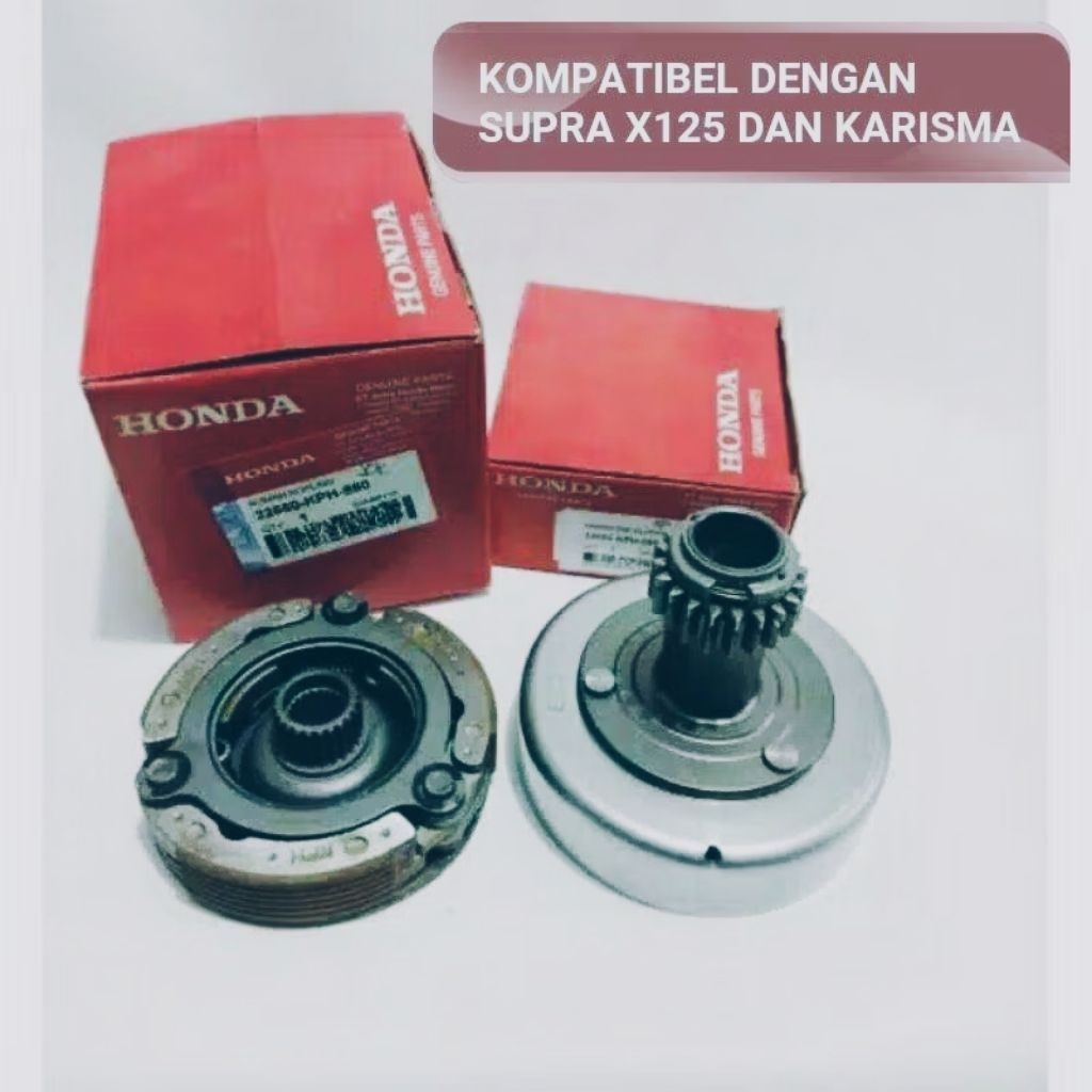 Lonceng mangkok ganda set kampas ganda Kharisma Supra X 125 KPH
