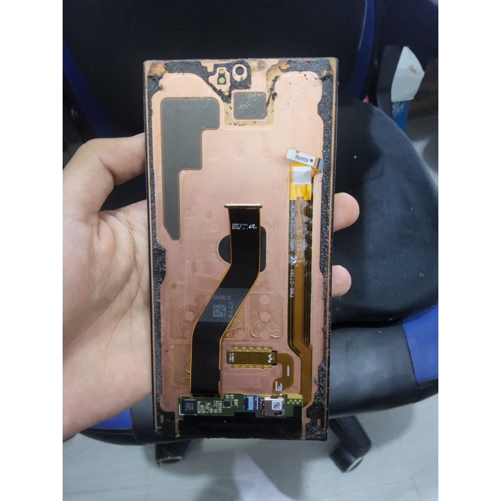 LCD SAMSUNG NOTE 10 PLUS 100% ORI COPOTAN MINUS TOMPEL