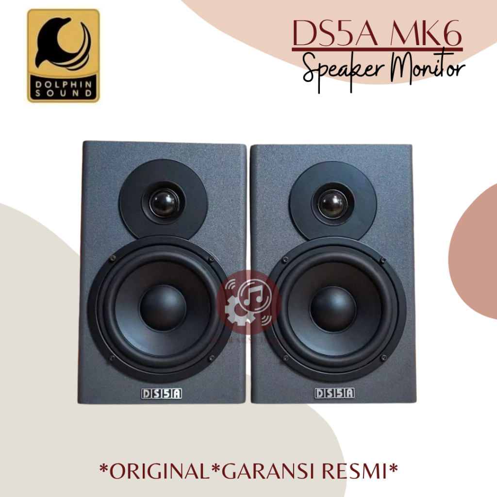 Dolphin Sound DS5A DS-5A MK5 Speaker Monitor Flat Speaker Recording