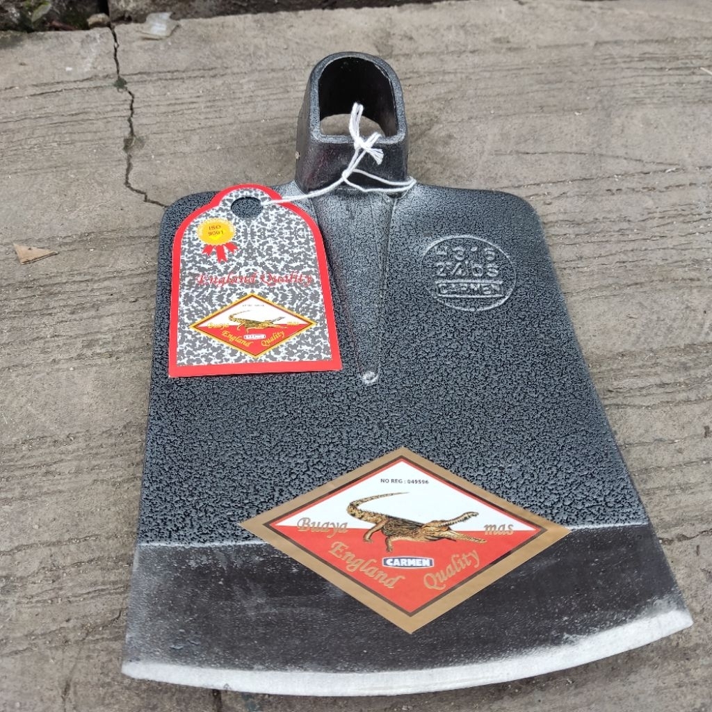 sangkul pacul cap buaya Carmen anti lengket cangkul sawah