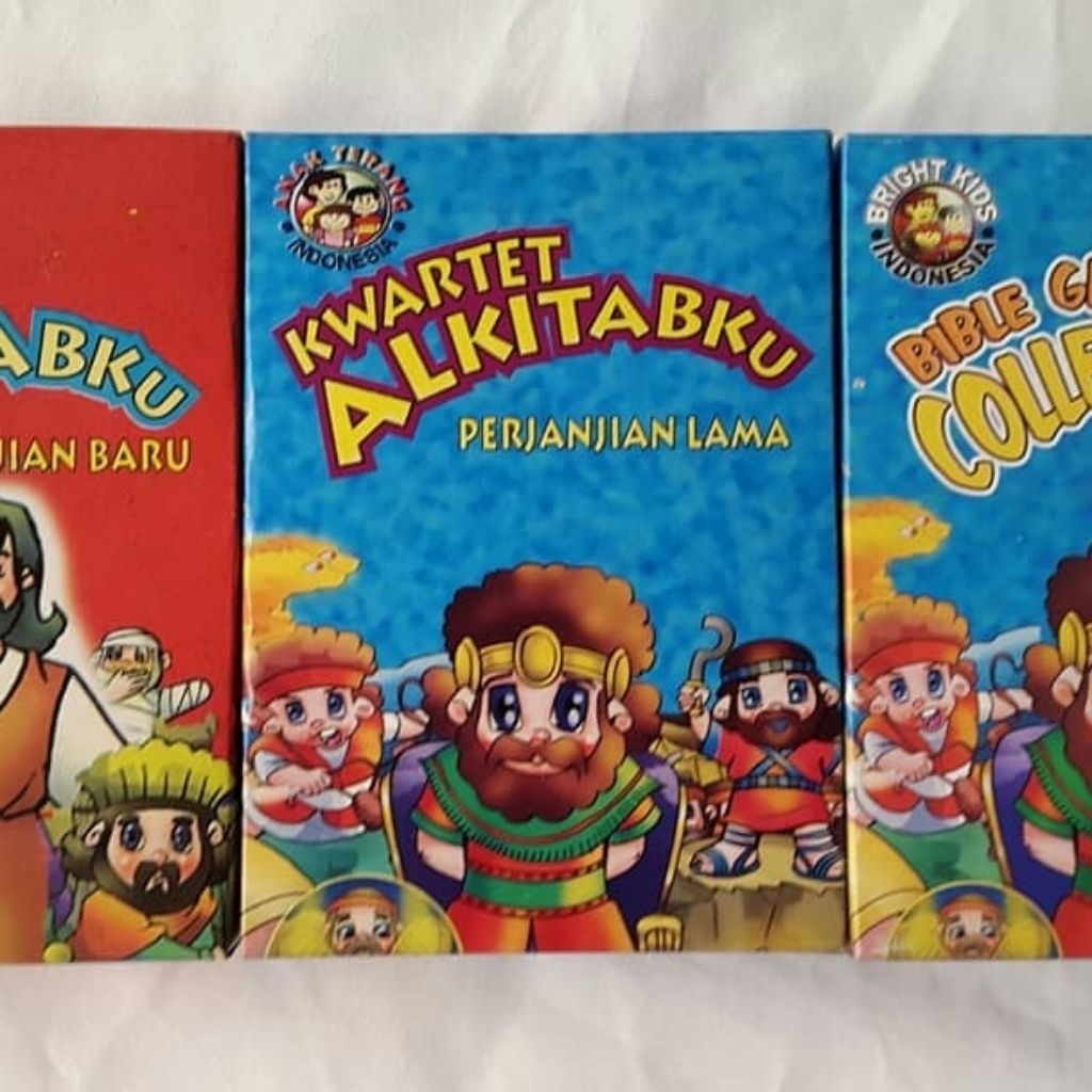 Kartu Kwartet Alkitab Indonesia Sekolah Minggu
