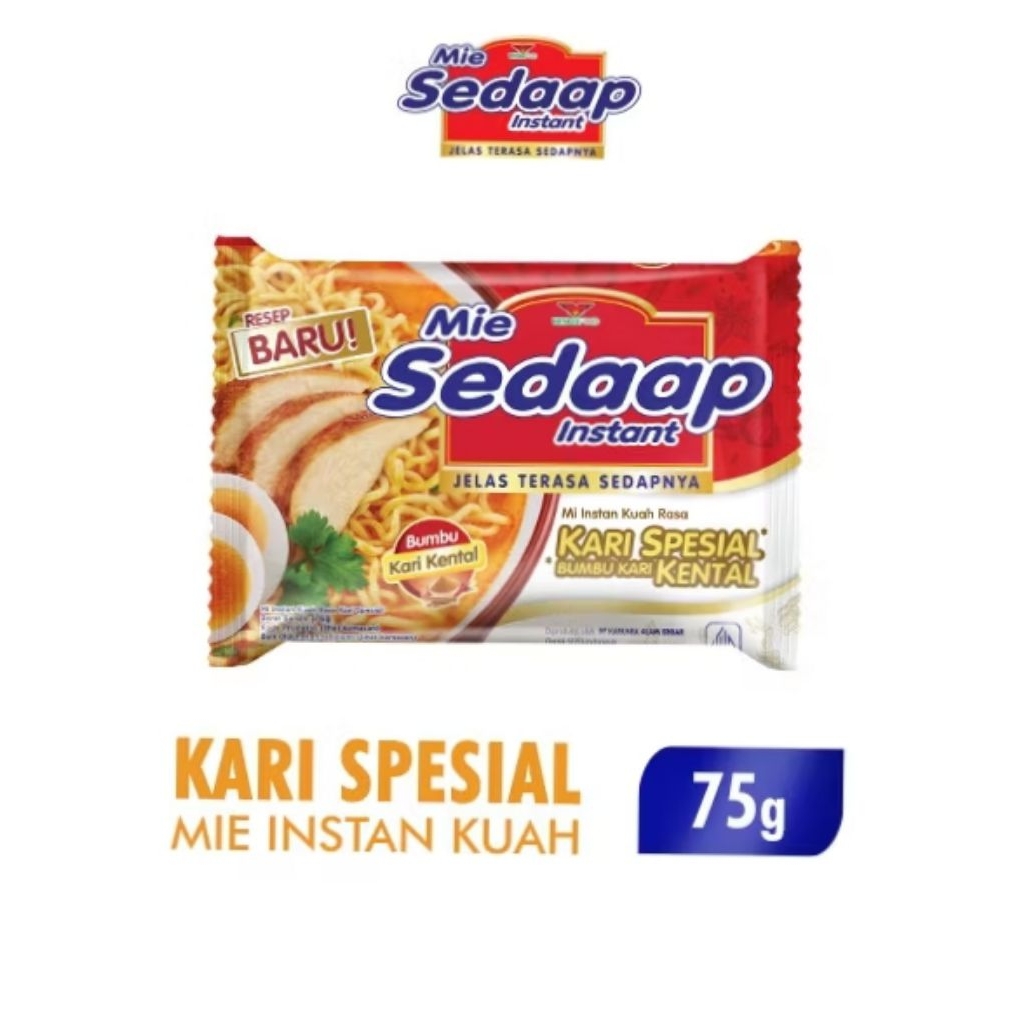 

mie sedaap mi kuah rasa kari spesial / mie instan