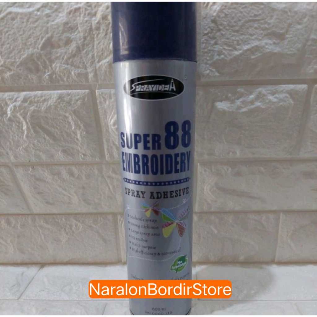 

LEM SEMPROT SUPER 88 SPRAY ADHESIVE TERMURAH GROSIR 24 PCS (1 BOX) KHUSUS PULAU JAWA DAN SEKITARNYA