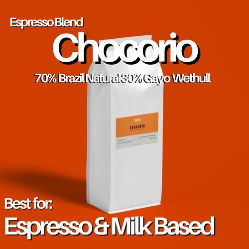 

Biji Kopi 100% Arabica Blend Chocorio - Espresso - Specialty Coffee Espresso Roast