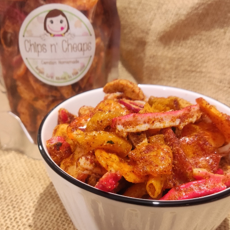 

Ygshop17 Chipsncheaps Keripik Seblak Pedas Daun Jeruk / Nagih Nikmat Renyah / 100Gr