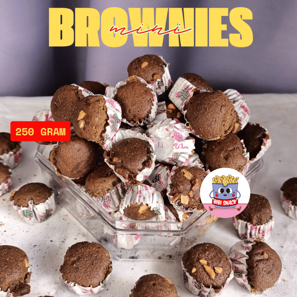 

Bibi Snack - Brownies Kering Mini Coklat Kiloan 250gr