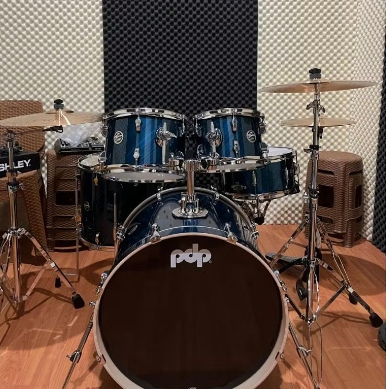 PDP MAINSTAGE 5PC AKUSTIK DRUM SET WITH PAISTE CYMBAL - PACIFIC DRUM ACOUSTIC DRUM SET PDMA2215 Pdp 