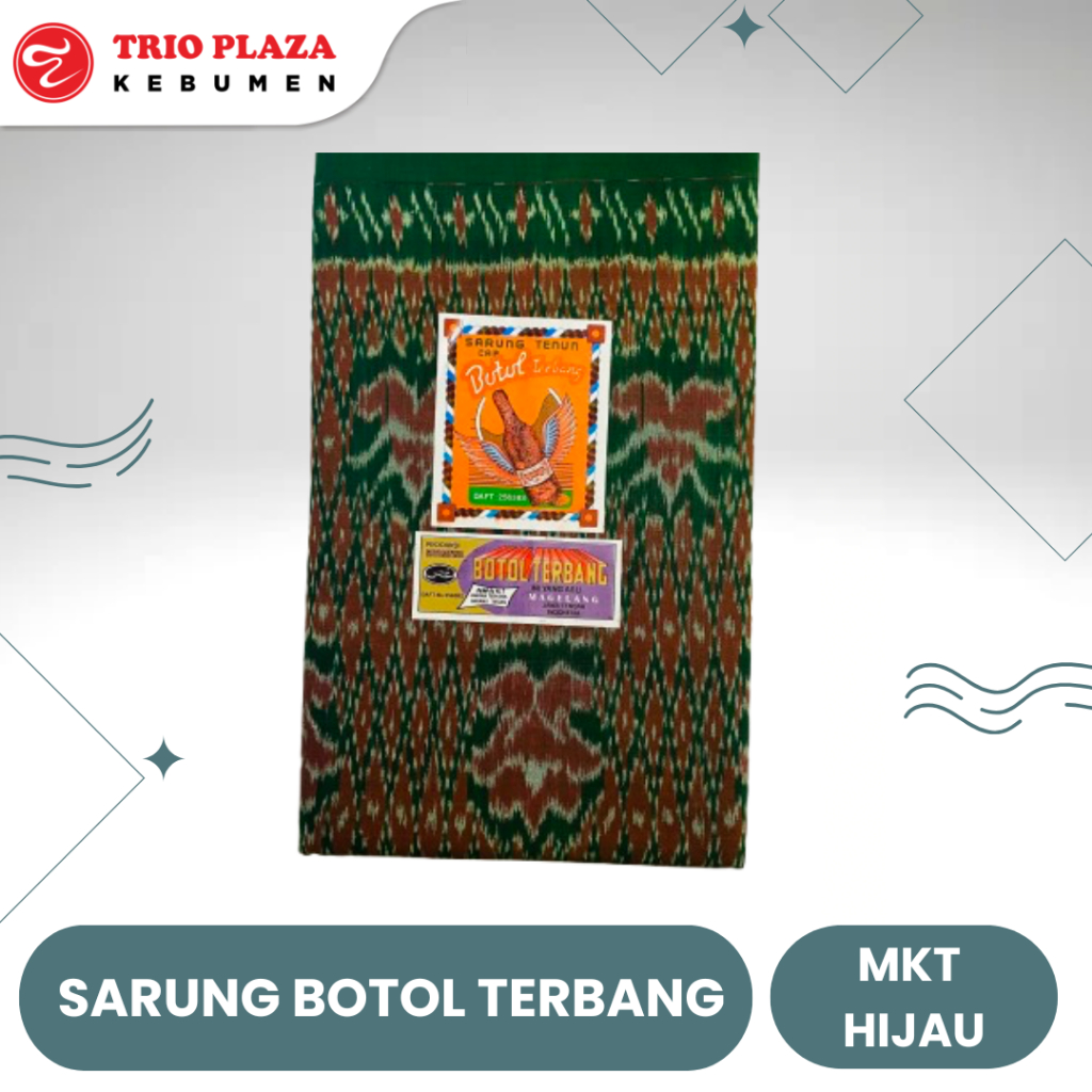 MKT SARUNG BOTOL TERBANG HIJAU