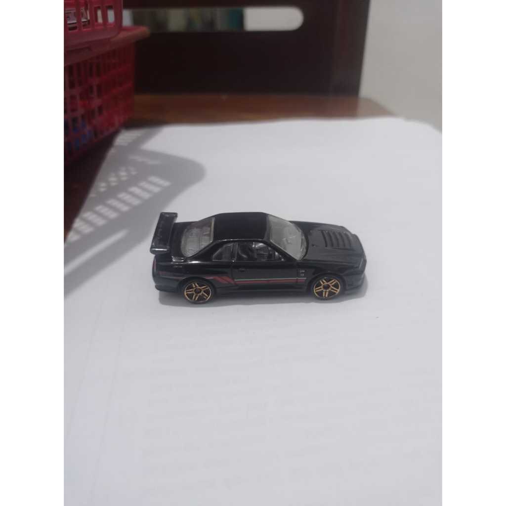 Hotwheels nissan Skyline r34  hitam black  jdm loose