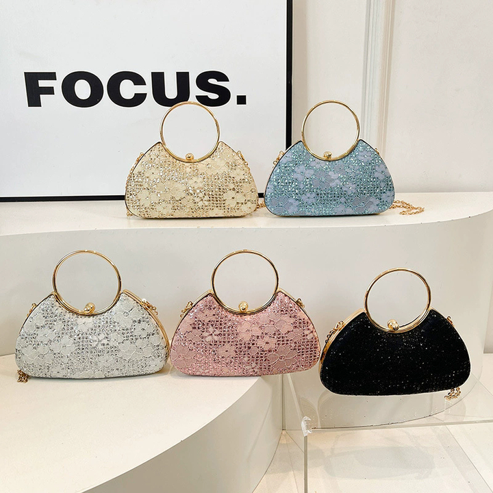 MARDIBAG IMPORT - GT2201 Clutch Wanita Motif Bunga Import Premium Tas Pesta Mewah Elegan Tas Tangan