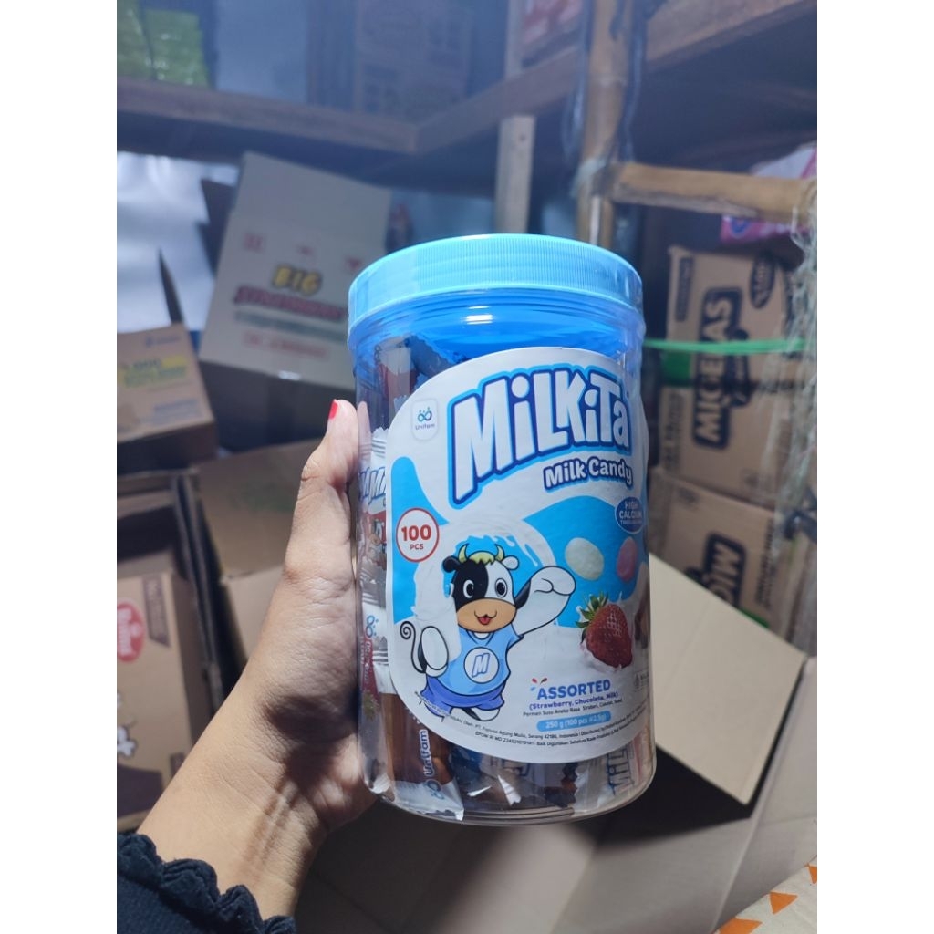 

Permen Milkita Candy Jar/Toples (isi 100pcs)