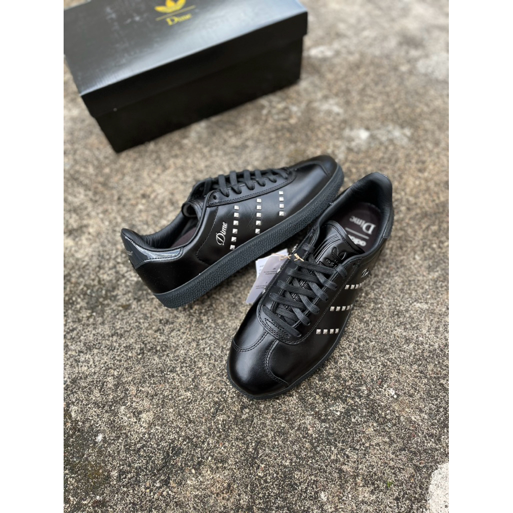 Adidas Dime Gazelle ADV Core Black Silver Metal
