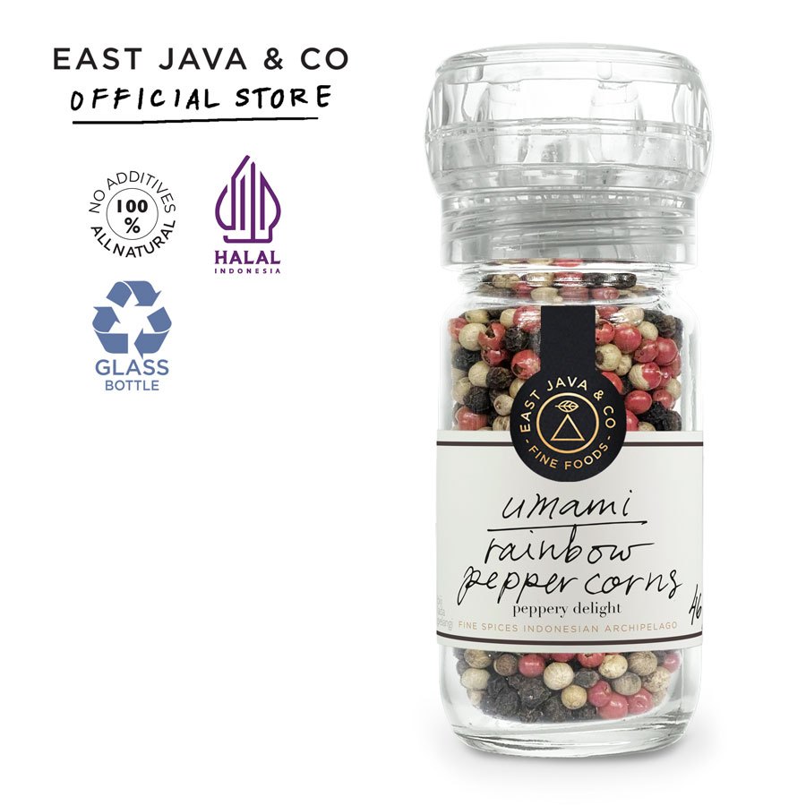 

East Java & Co Umami Rainbow Peppercorn Mill - 46g (Biji Lada Pelangi)
