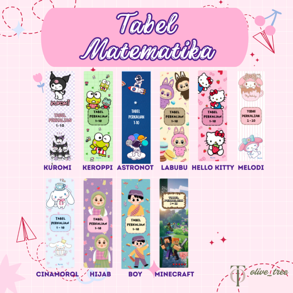 

Tabel Matematika Perkalian Pembagian Anak Sekolah Waterproof Bangun Ruang