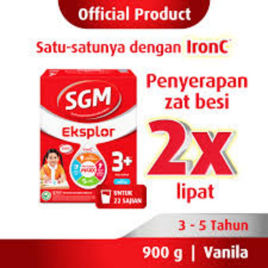 

SGM 3 MADU, VANILA, COKLAT 900 GRAM