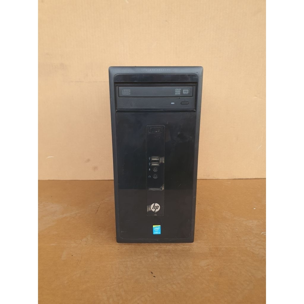 pc/cpu bekas murah hp tower i5 4570 ram 8gb ssd 256gb.siap pakai.sudah test running.sudah terinstal 