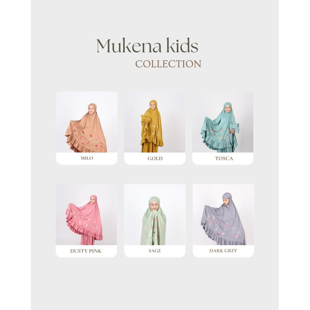 Mukenah Dannis anak M241214/Mukenah dannis anak
