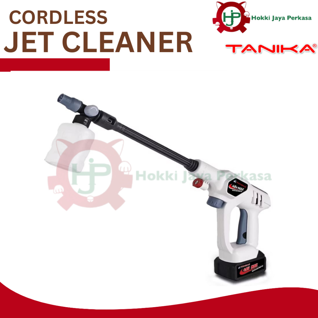 Tanika Cordless Jet Cleaner / Alat Doorsmeer Cuci Steam Motor dan Mobil TNK Cordless Jett Cleaner