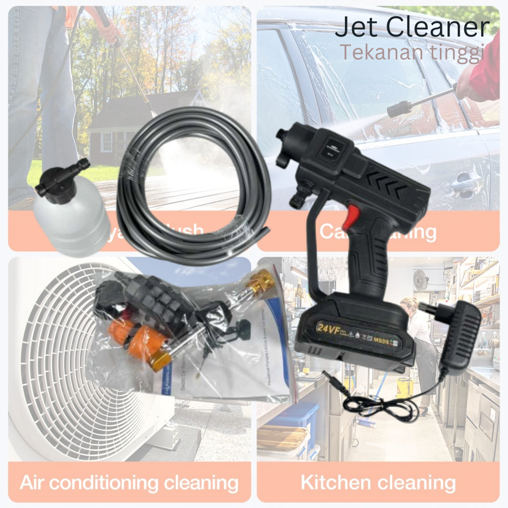 COD Otoheroes jet cleaner steamer mesin cuci mobil motor jet pump pompa air cordless