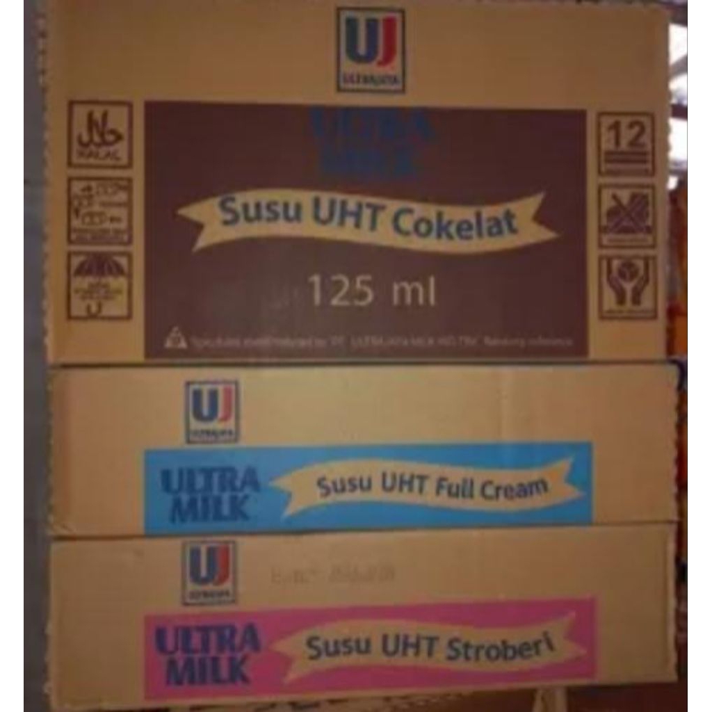 

Susu UHT Ultra Milk 125 ML 1 Karton Isi 40 Pcs