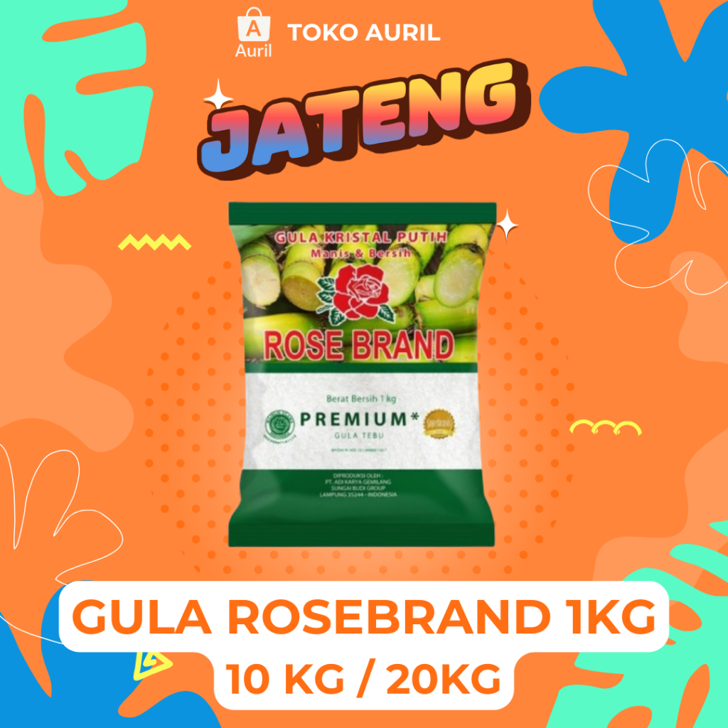 

[ JATENG ] GULA ROSEBRAND HIJAU 1KG/10KG/20KG (INSTAN/KARGO)