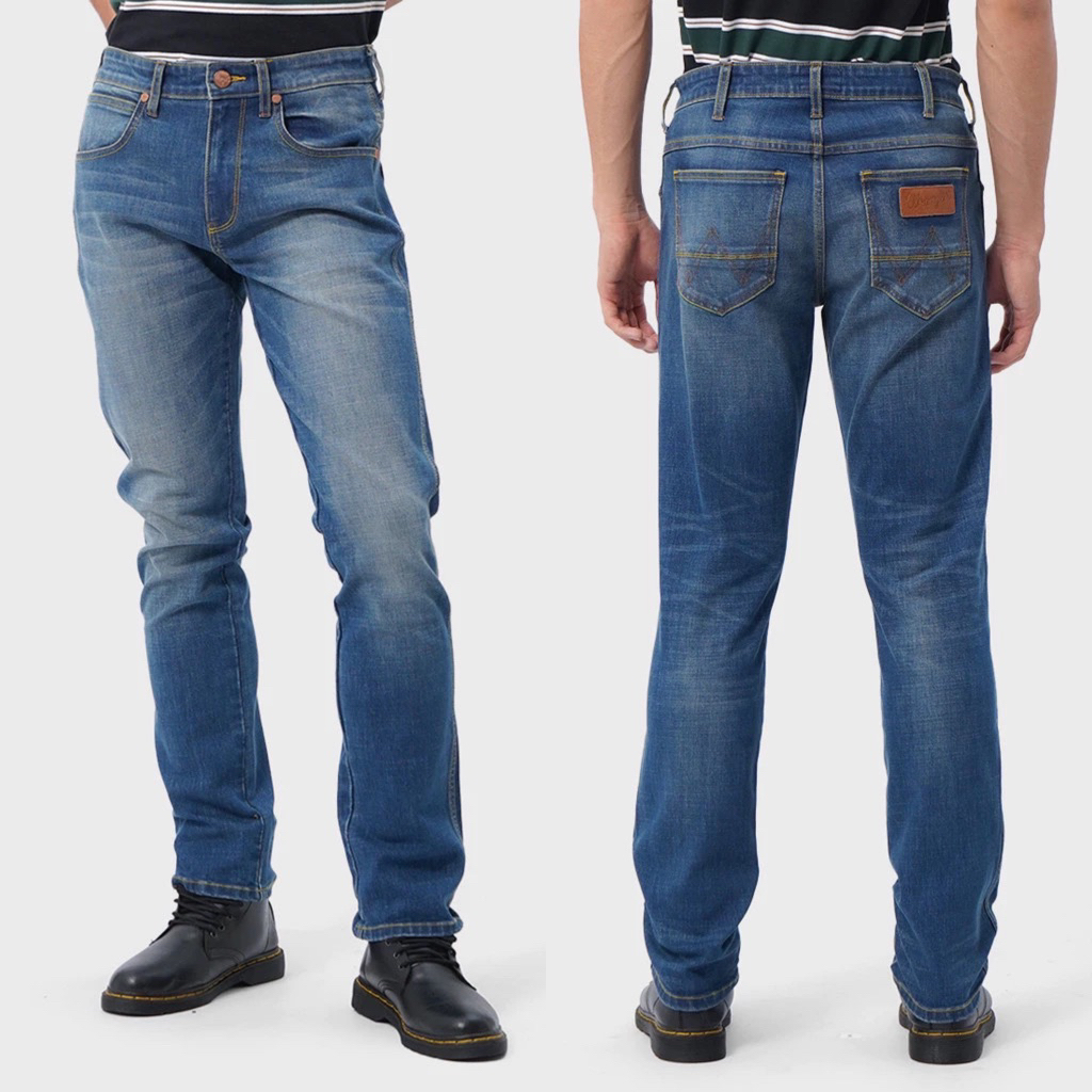 WRANGLER LONG PANTS DENIM REGULAR GREENSBORO 01A24 ORIGINAL