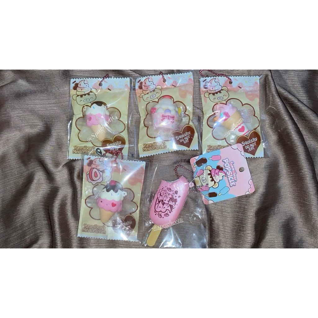 yumiibear creamiicandy mini ice cream squishy