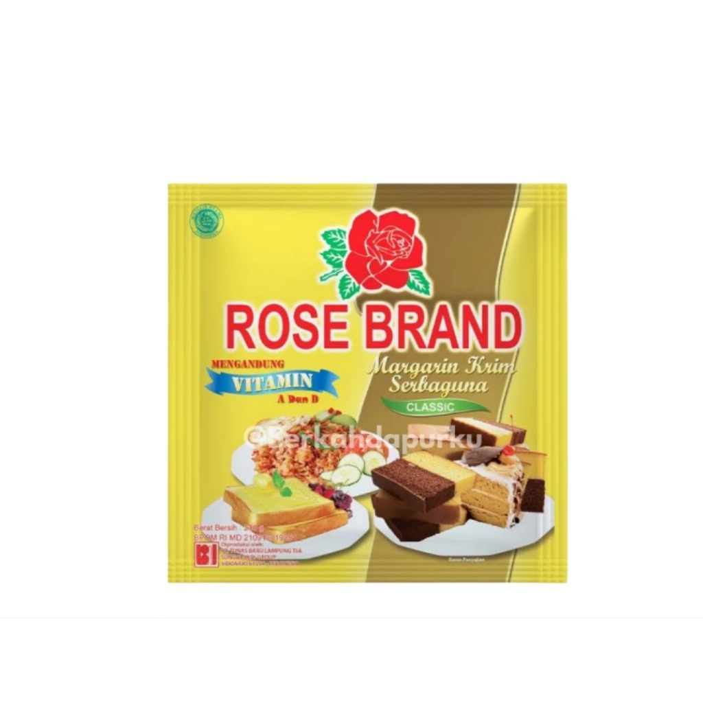 

Margarin Rose brand margarin krim serbaguna 200gr