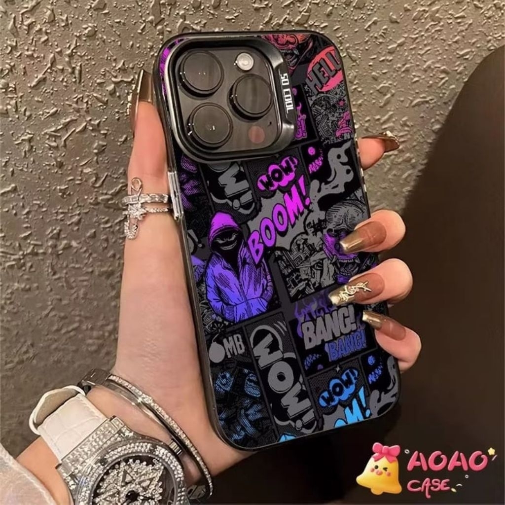 Casing HP Case Animasi Grafiti Softcase Hardcase Android Iphone Untuk Tipe HP Xiaomi Redmi Poco