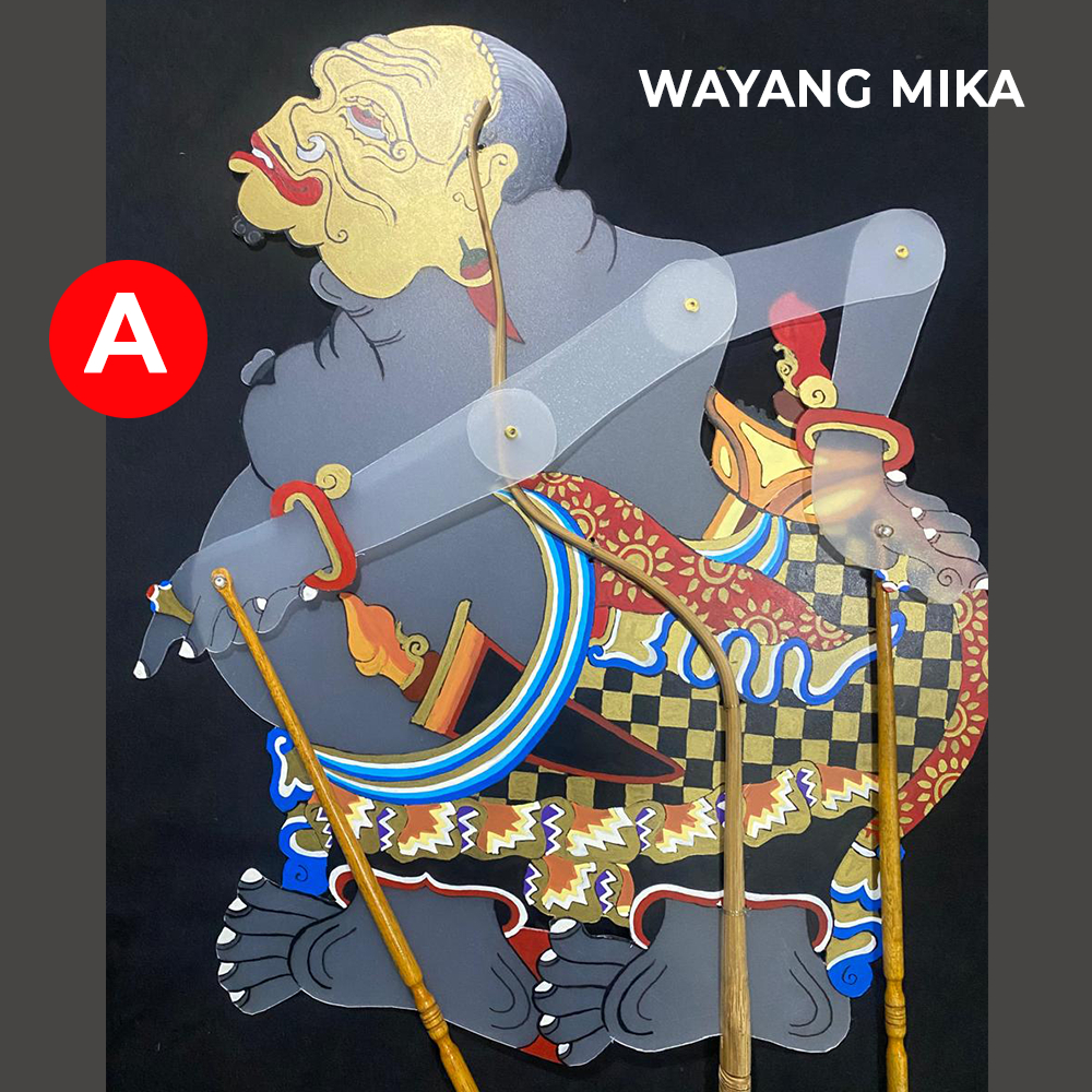 [PRE ORDER] WAYANG MIKA SEMAR GAGRAK SURAKARTA UKURAN STANDAR WAYANG PENTAS PEDALANGAN