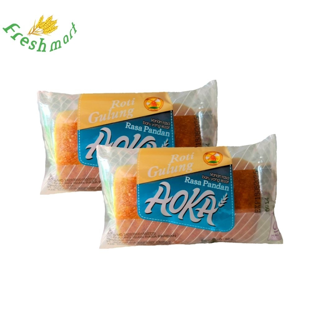 

Roti Gulung Aoka Rasa Pandan 60gr