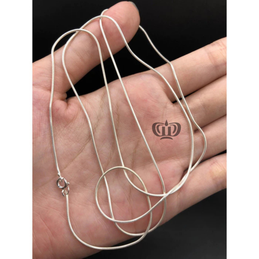 Dewi Souvenir Silver | Kalung Rantai Perak Bali Bulat 1mm Perak 925