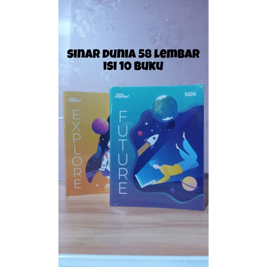 

MURAH !!! [PACK] Buku Tulis isi 58 Lembar (isi 10 buku) - Sinar Dunia