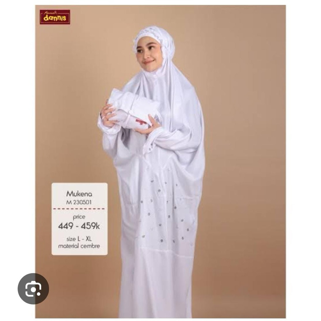 Mukenah terusan dannis M230501/Mukenah dewasa