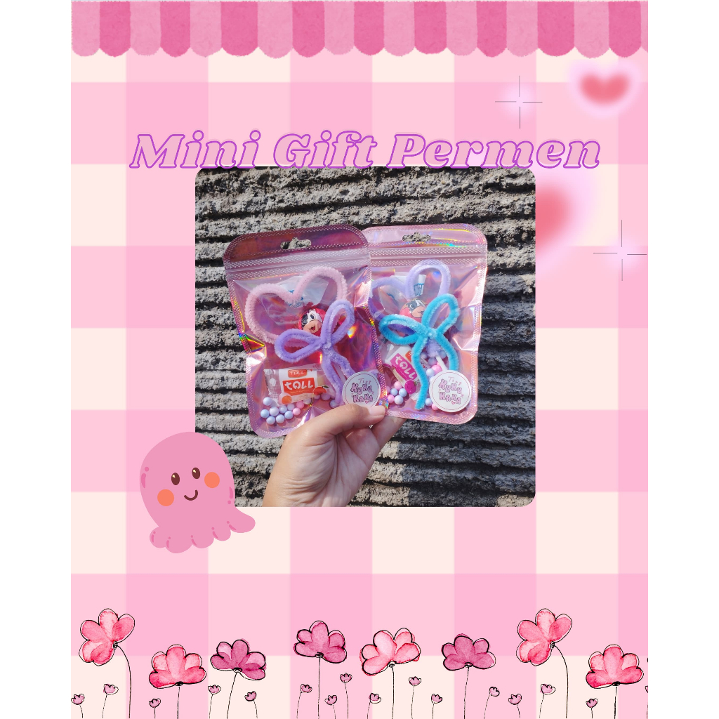 

MINI GIFT SNACK PERMEN LOLIPOP KAWAT BULU | murah | lucu | candy